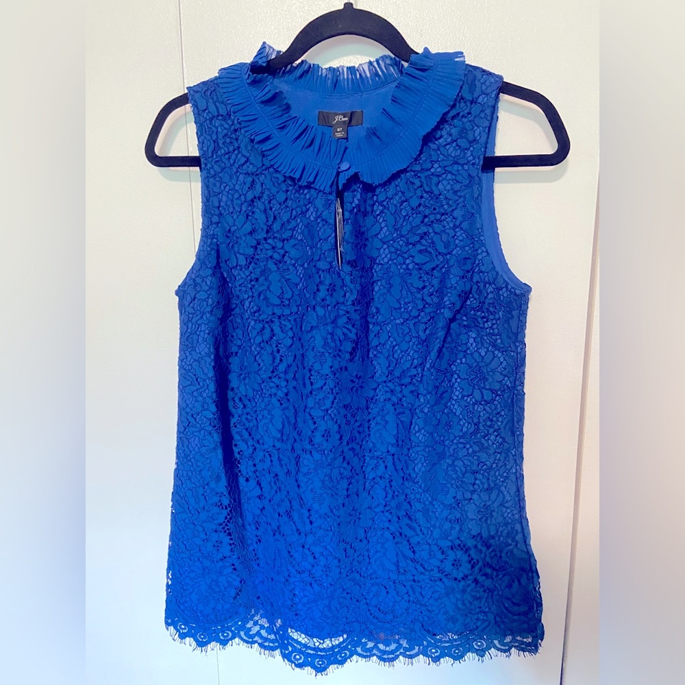 Jcrew sleeveless blouse, NWT